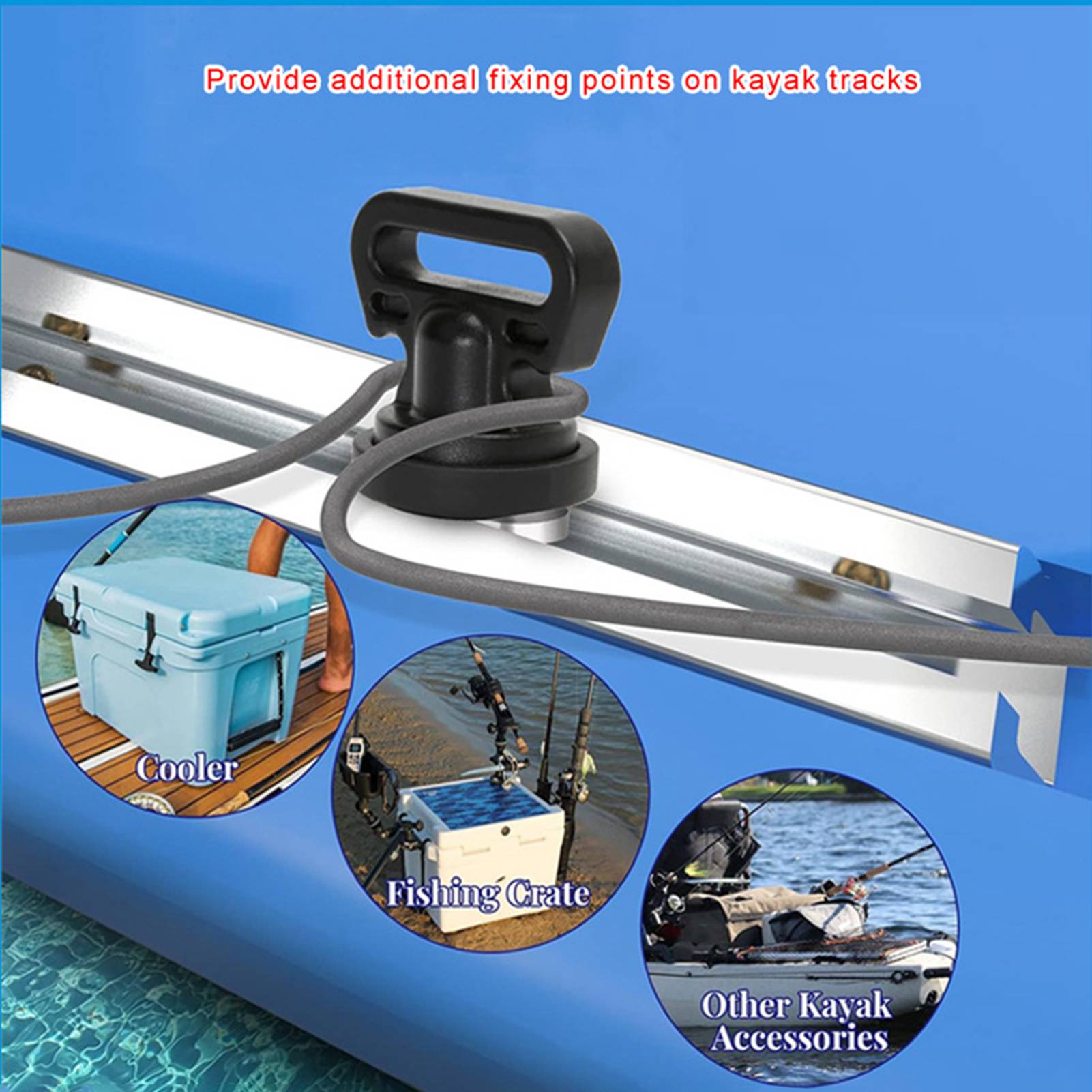 4pcs Kayak Track Mount Vertica - Fishing Kayak Crate recension och pris