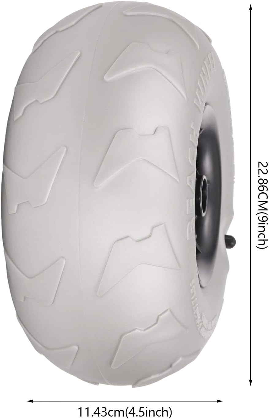 Beach Balloon Wheels 2 Pack 9  - Fishing Kayak Cart recension och pris
