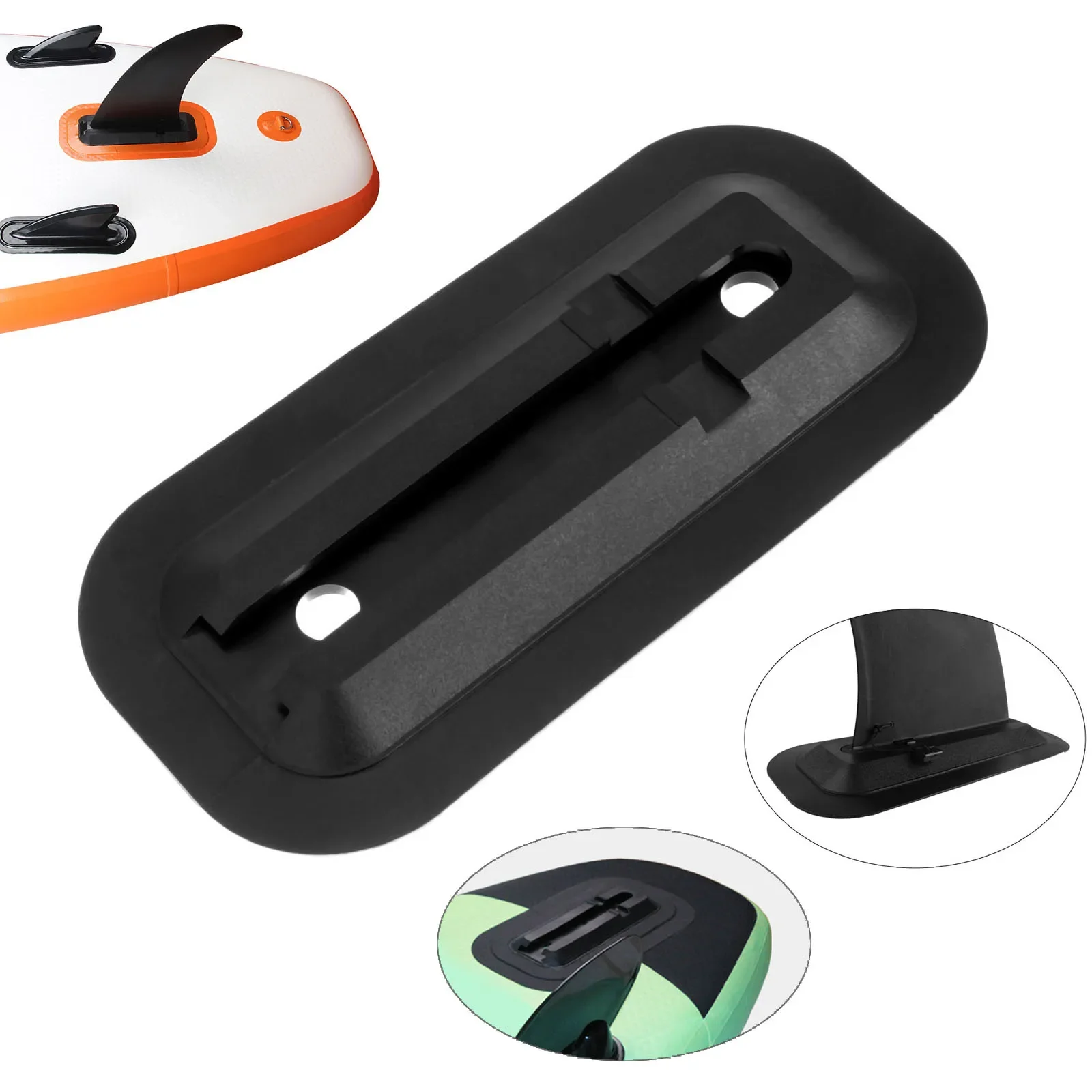 1 Pc PVC Slide-in Central Fin  - Fishing Kayak Paddle recension och pris