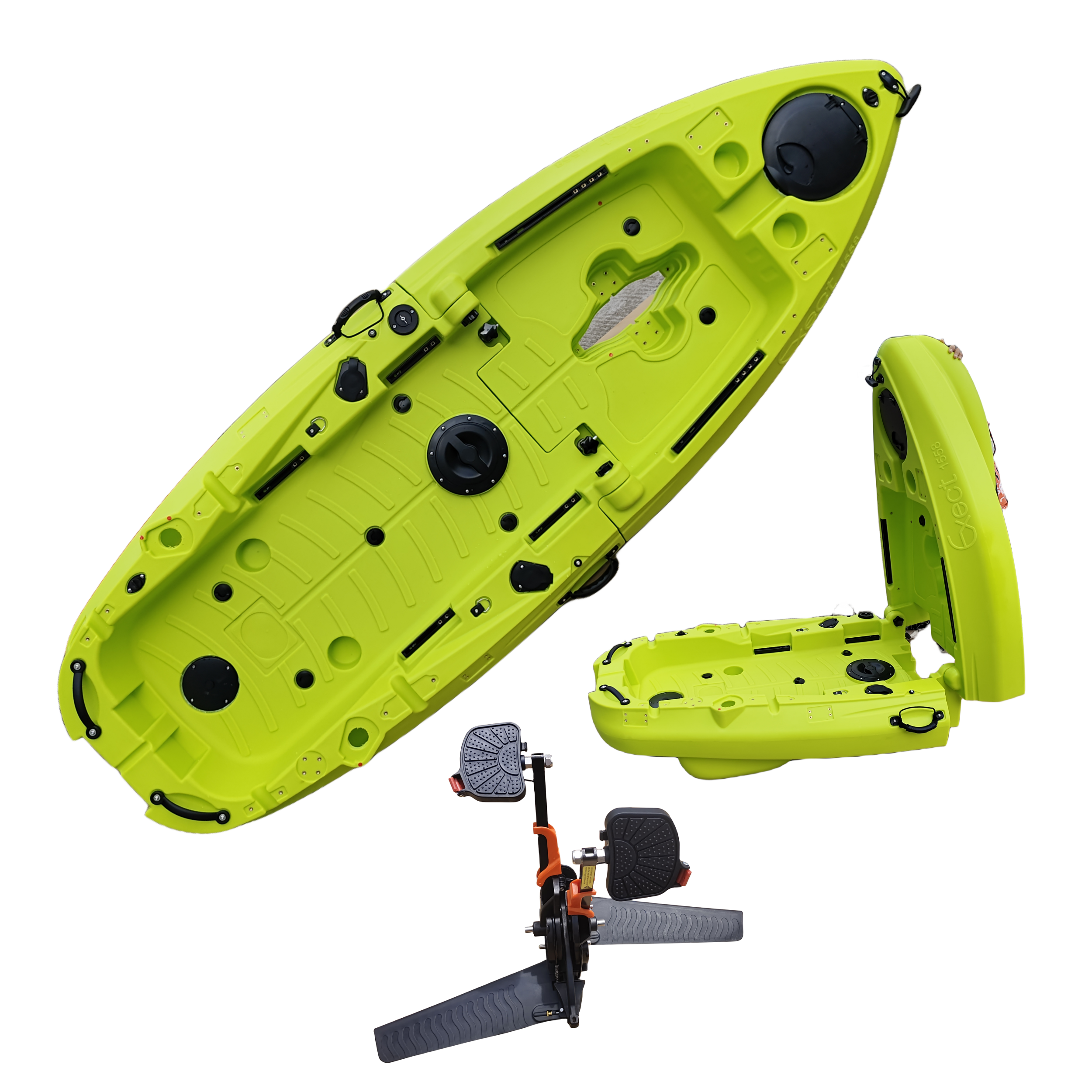 Plastic Kayak Pedal Kayak Fish - Fishing Kayak Seat recension och pris