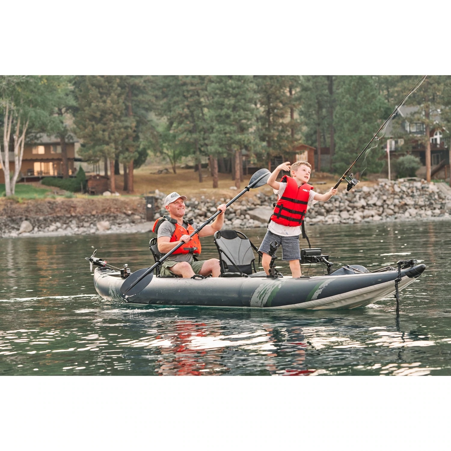Airo Inflatable Fishing Kayak  - Fishing Kayak Seat recension och pris