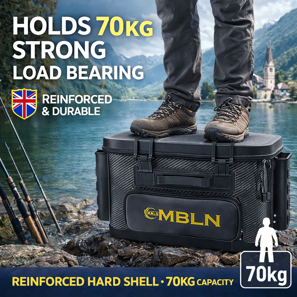 70kg Heavy-Duty EVA Hard Shell - Fishing Kayak Crate recension och pris