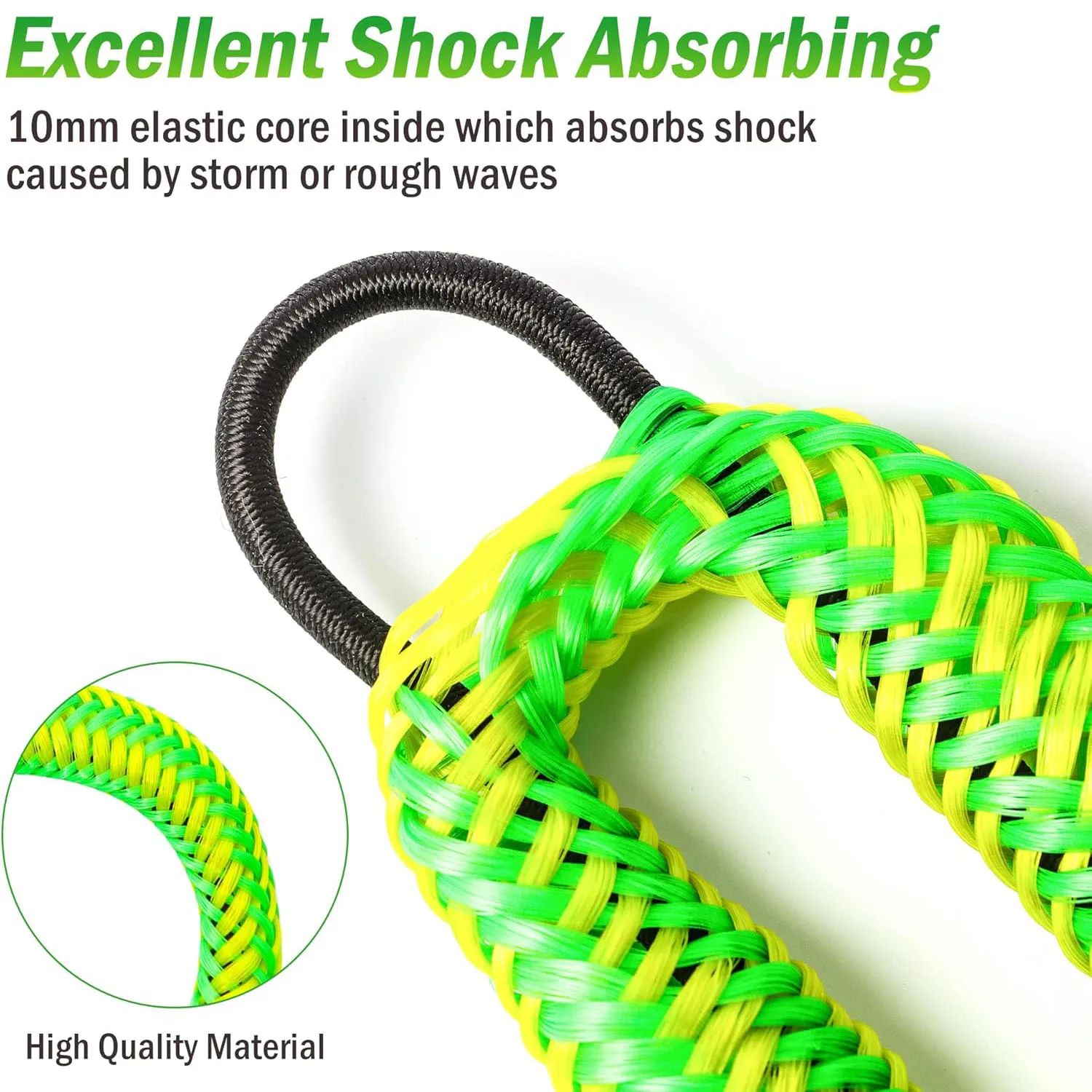 Boat Bungee Dock Lines Cords D - Fishing Kayak Anchor recension och pris