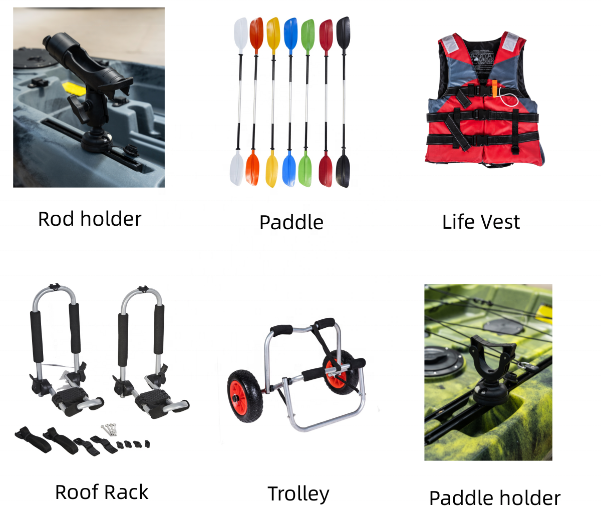 LSF  Aluminum Durable Hand Kay - Fishing Kayak Cart recension och pris