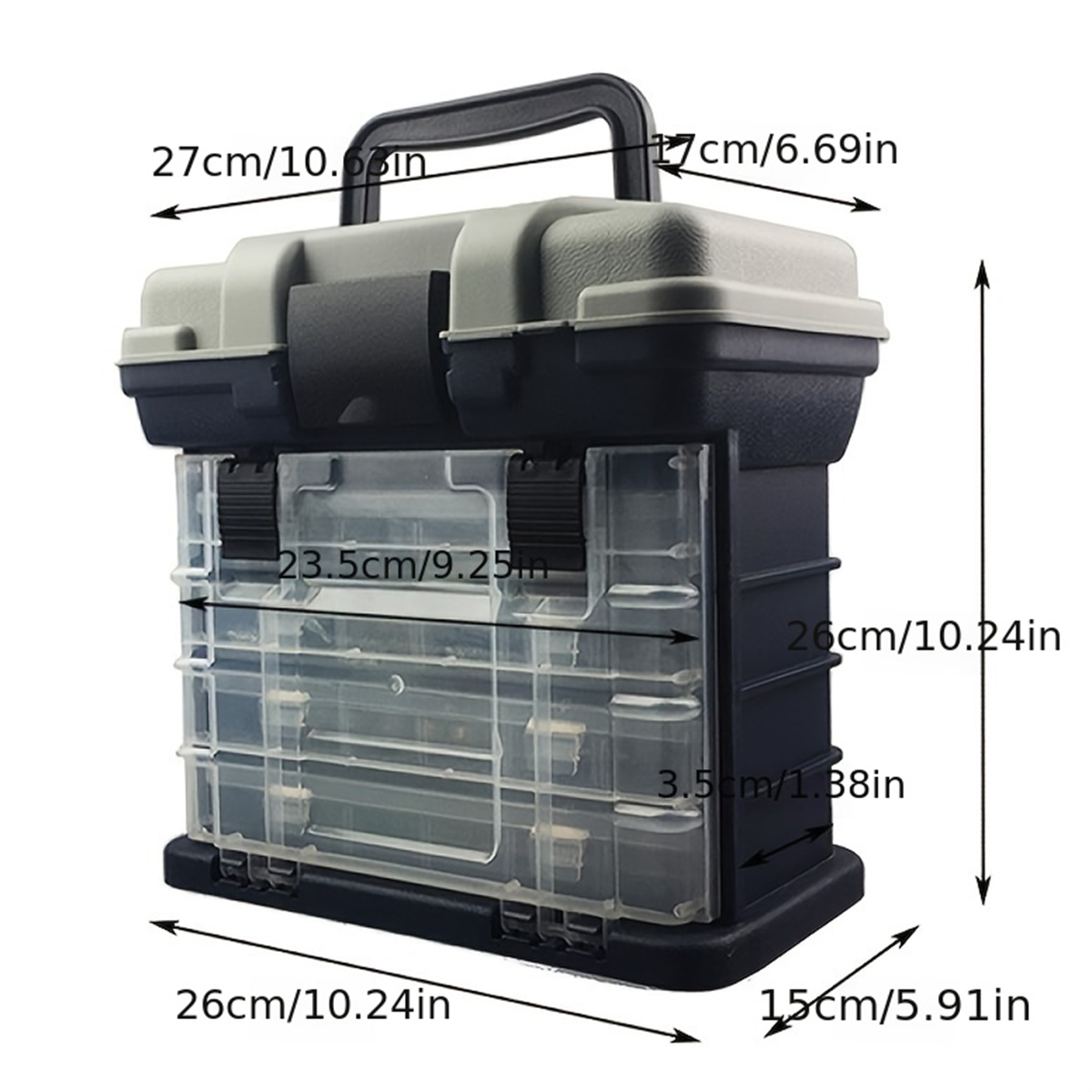 Multifunction Fashing Tackle B - Fishing Kayak Crate recension och pris