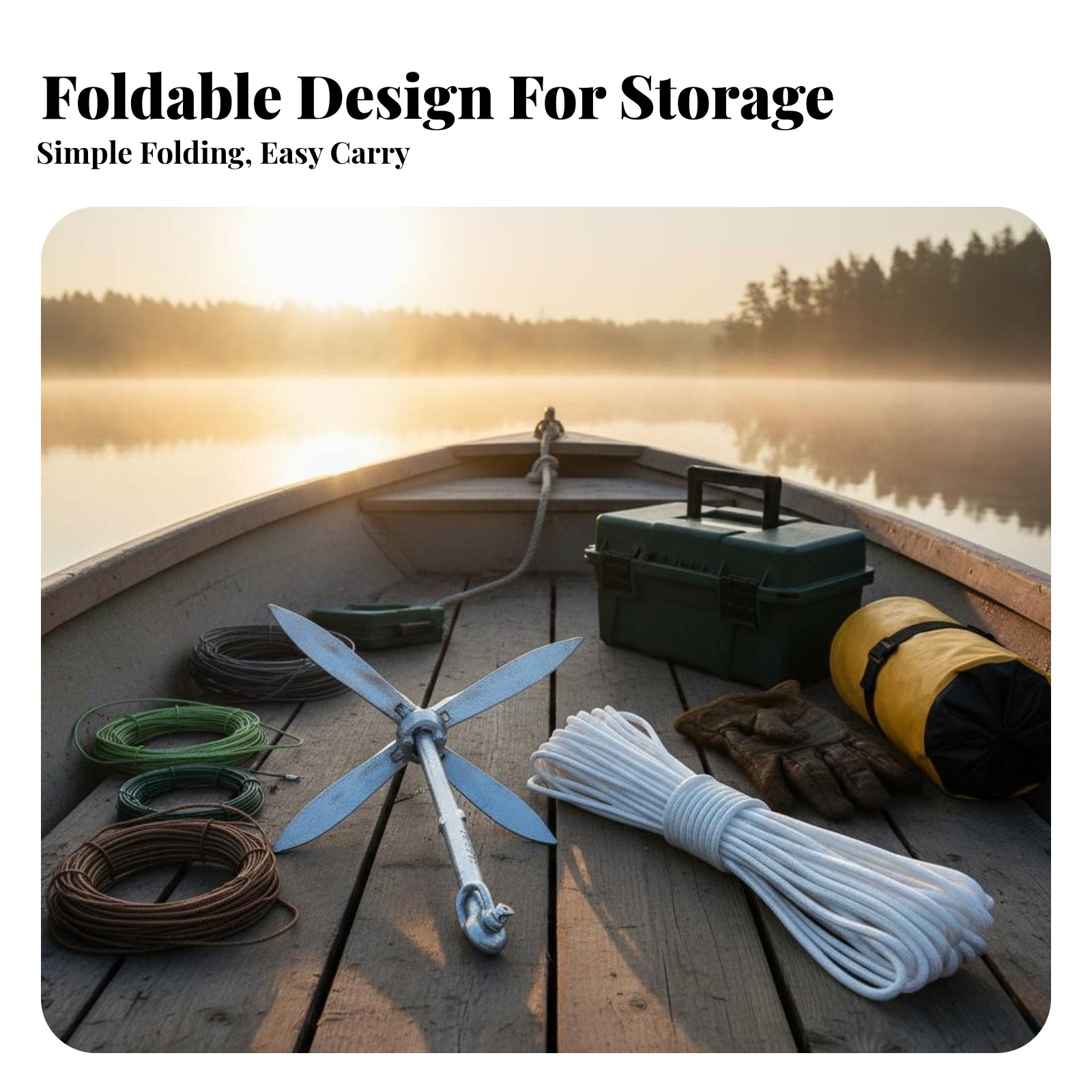 Lotus Anchor Foldable Carbon S - Fishing Kayak Anchor recension och pris