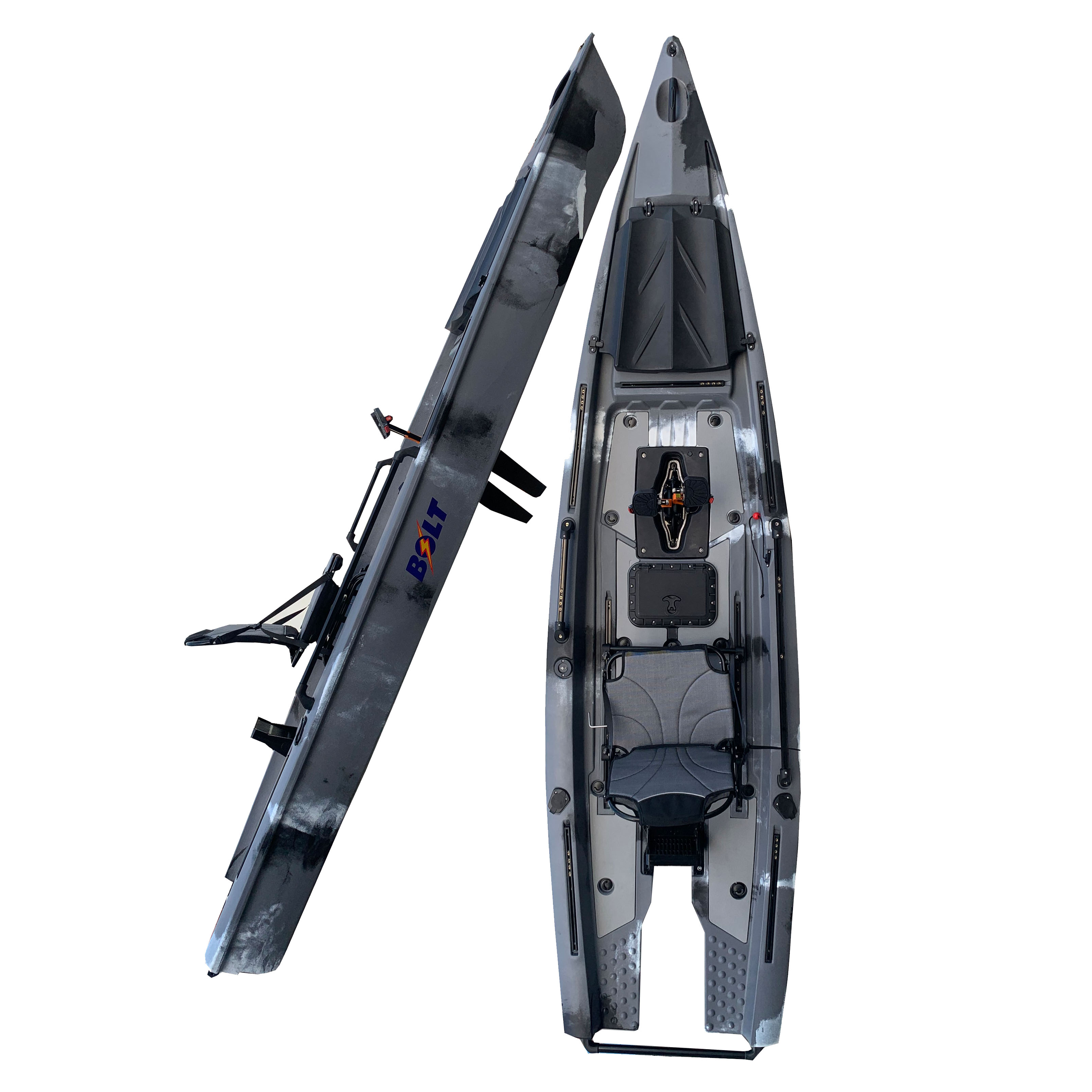 Single Skiff Boat Solo Kayak S - Fishing Kayak Sit In recension och pris