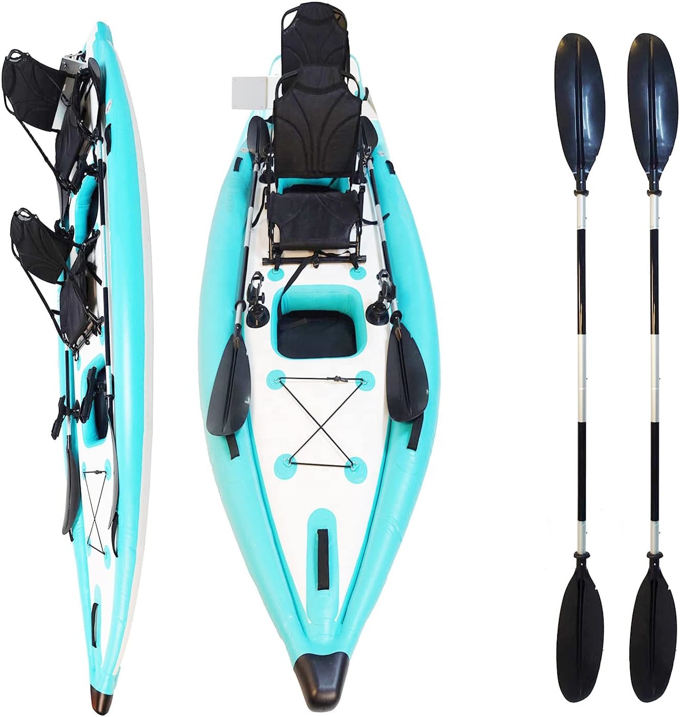 Airo 12FT Large Inflatable Fis - Fishing Kayak Inflatable recension och pris