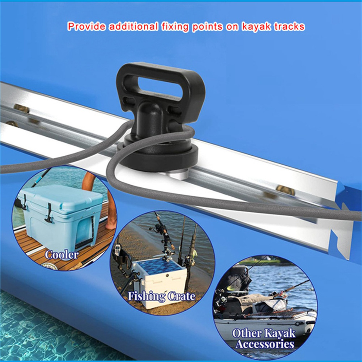 2525+ 4PCS Marine Track Mount  - Fishing Kayak Crate recension och pris