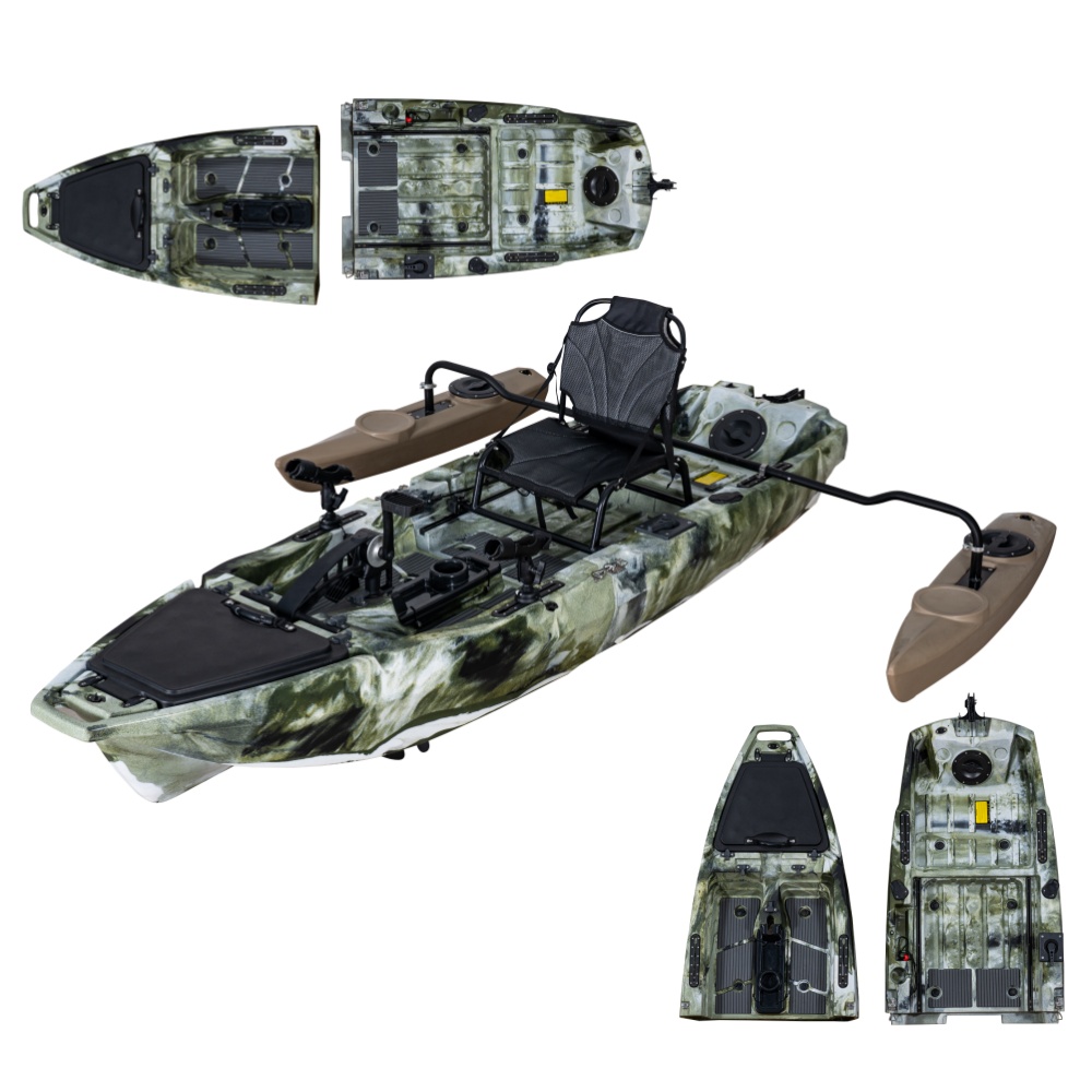 Super Lightweight 10ft Modular - Fishing Kayak Pedal Drive recension och pris