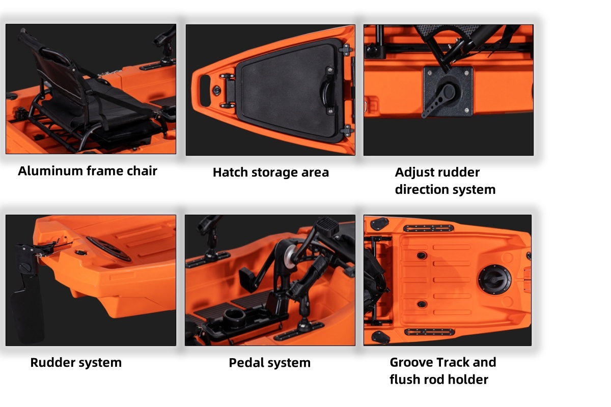 Super Lightweight 10ft Modular - Fishing Kayak Pedal Drive recension och pris